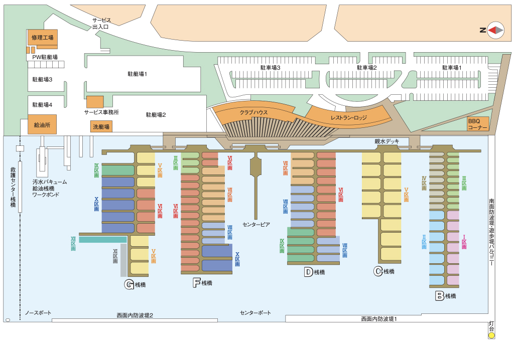 桟橋マップ