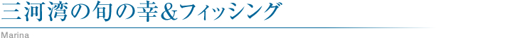 三河湾・伊勢湾の楽しみ方